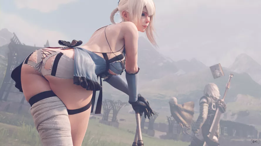 Kaine (SixPlusOne) [NieR: Replicant] by Kuro-Oji