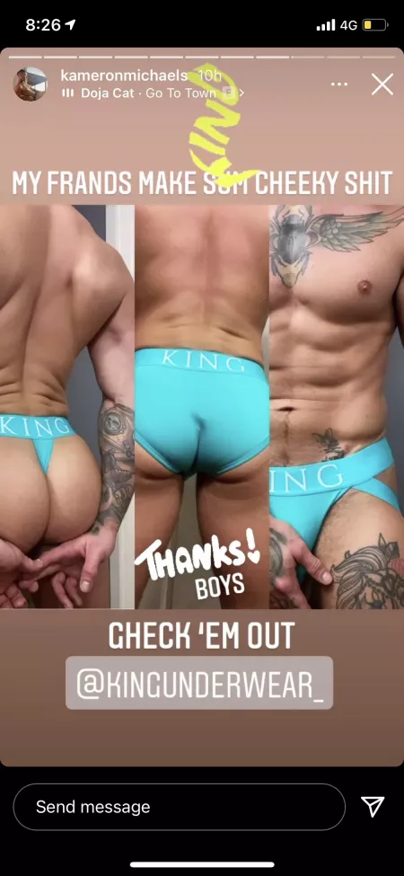 kameron’s ass and bulge on insta story by SeaworthinessOk1715