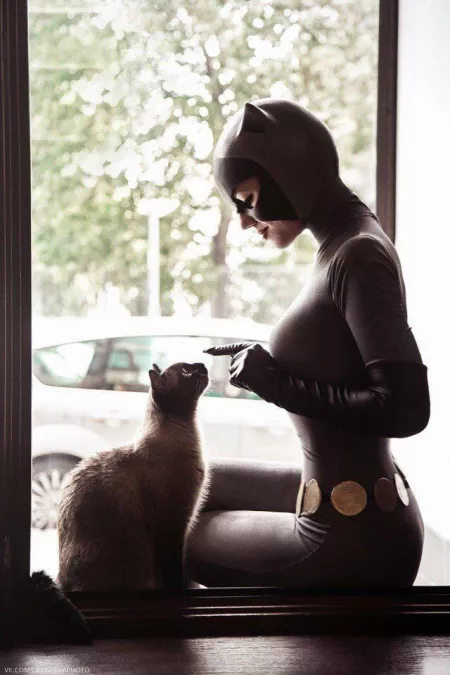 Kamiko-zero as Catwoman by Key_Ad1263