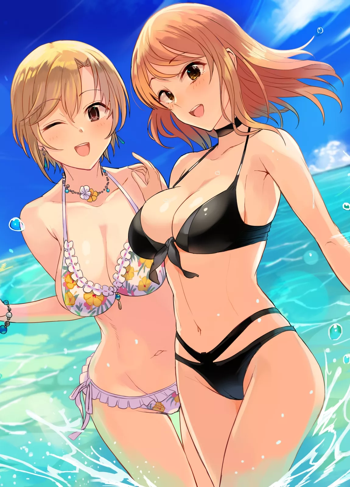 Karen & Yumi [Idolmaster] posted by CheetahSperm18