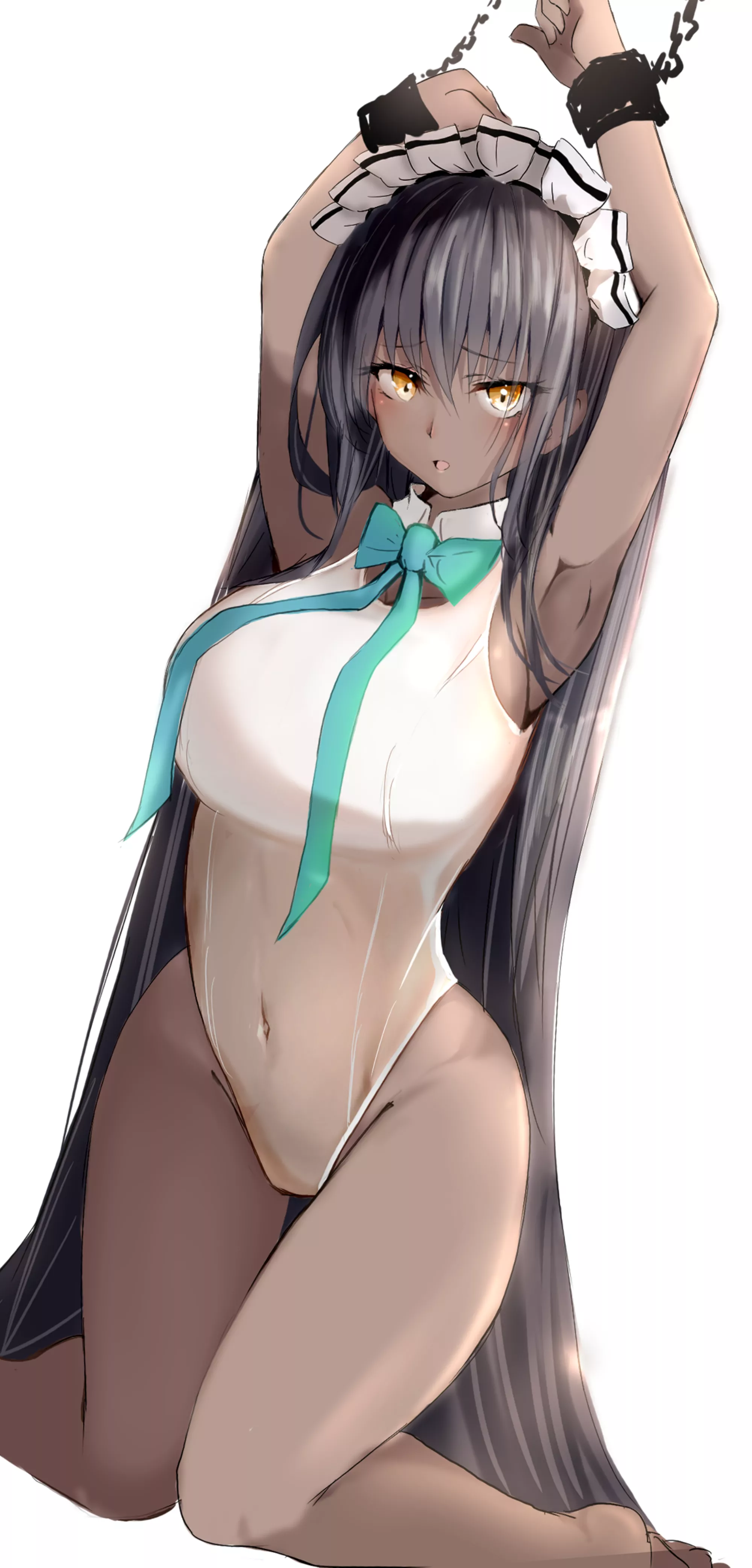 Karin's white swimsuit (RaRa) [Blue Archive] posted by sequence_string