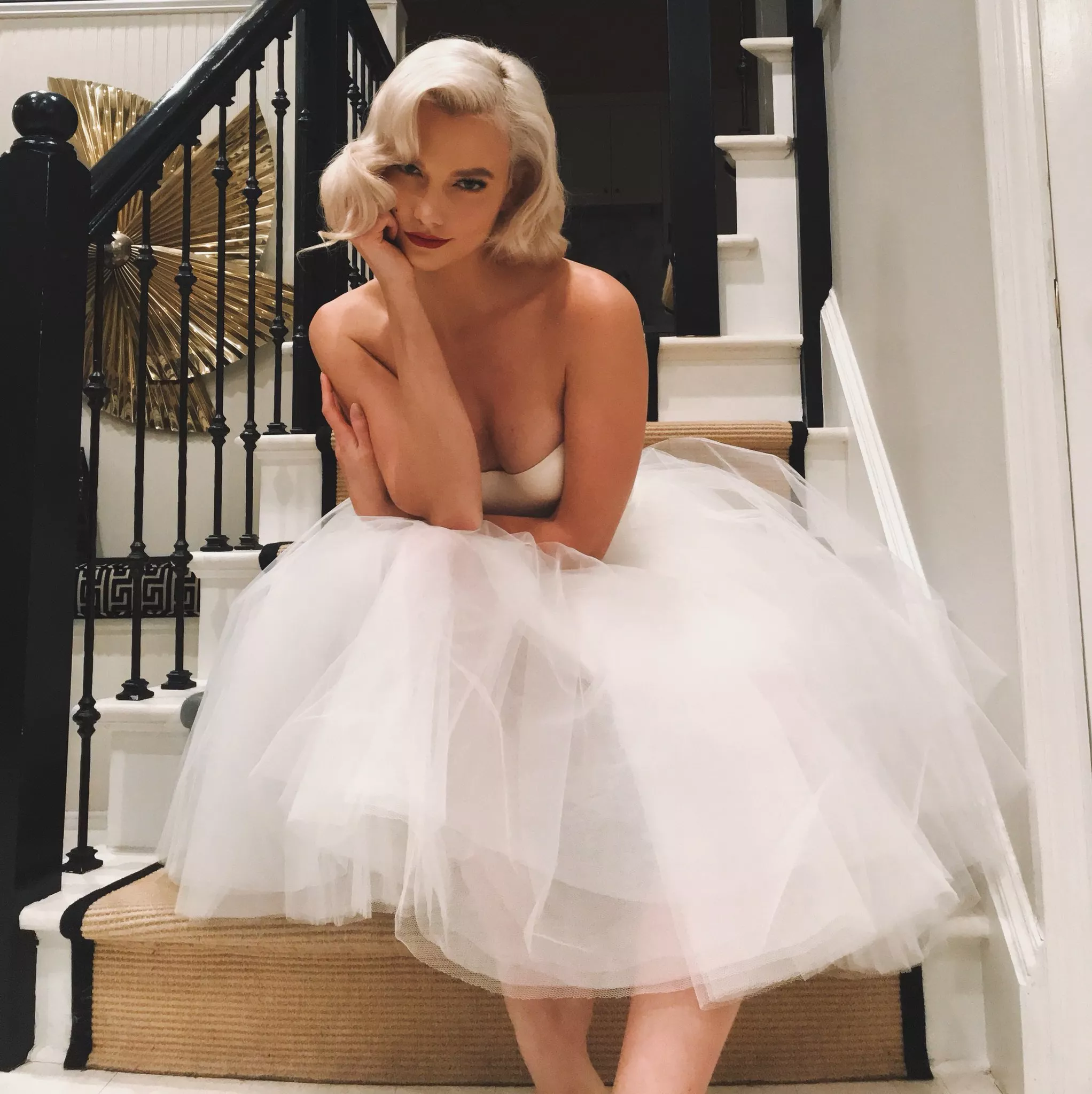 Karlie Kloss as Marilyn Monroe. posted by BOOOOOOOBIES