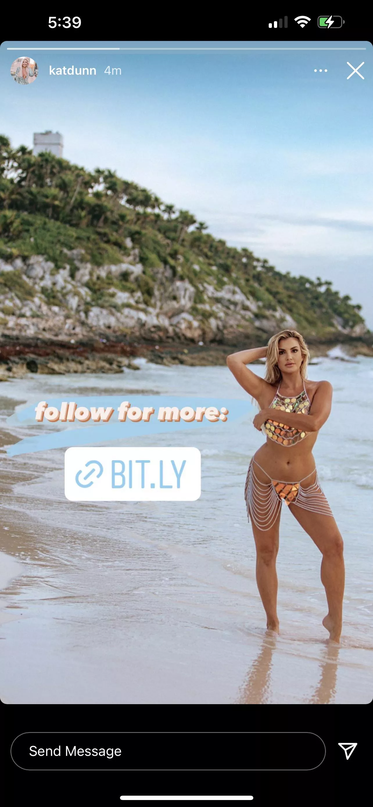 Kat Dunn looking good on her story posted by Dry_Bullfrog_4787