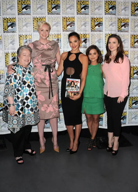 Kathy Bates, Gwendoline Christie, Gal Gadot, Jenna Coleman, Hayley Atwell by [deleted]