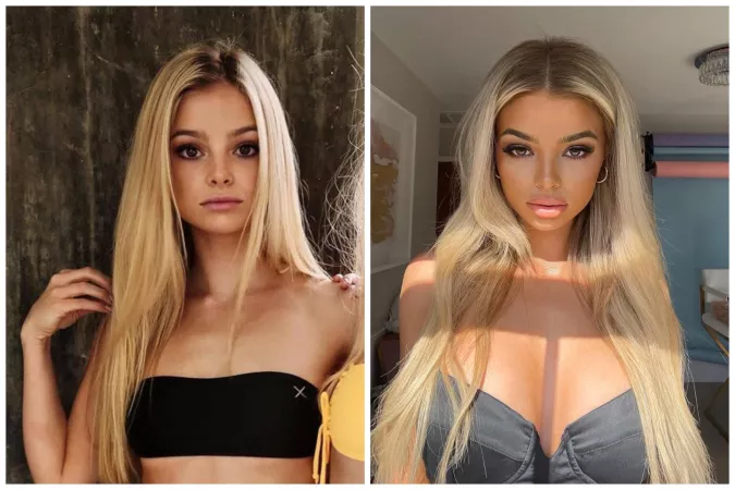 Katy Marioni before and after by Fun-Size-3560