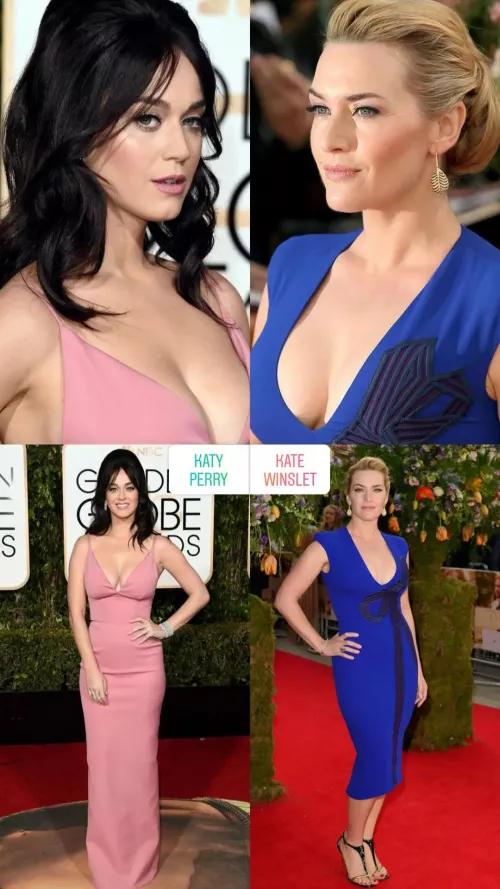 Katy Perry vs Kate Winslet by hotcumheadshot