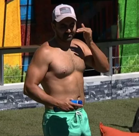 Kaysar shirtless in swim trunks by bruinboy1998