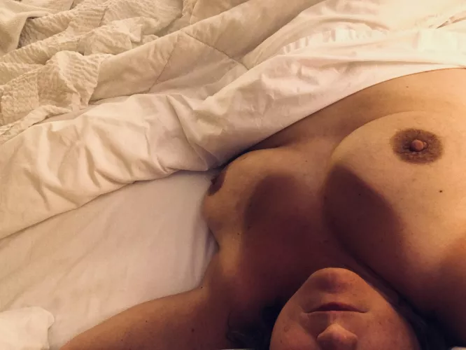 Keep me company, please? (Alternative title…look at those tan lines 😂) by AwakenedCheetah