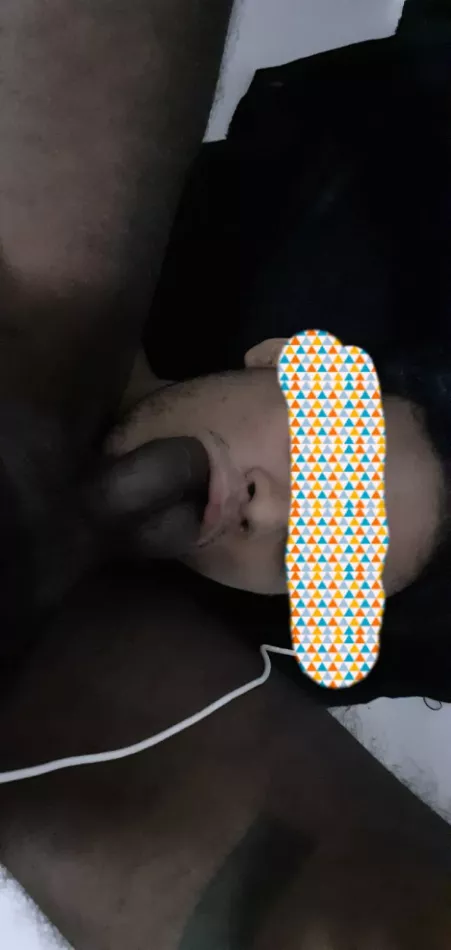 Keeping his Cock & Balls warm while he watches porn after cumming in my ass for the second time🤤🤤🤤 by FitComparison1549