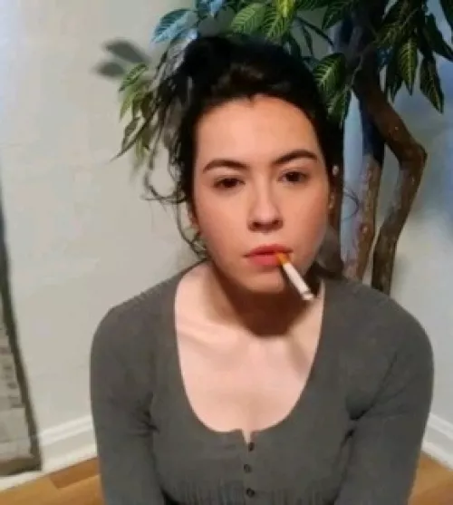 Keeping my cigarette where it belongs by Alicja_Smokes