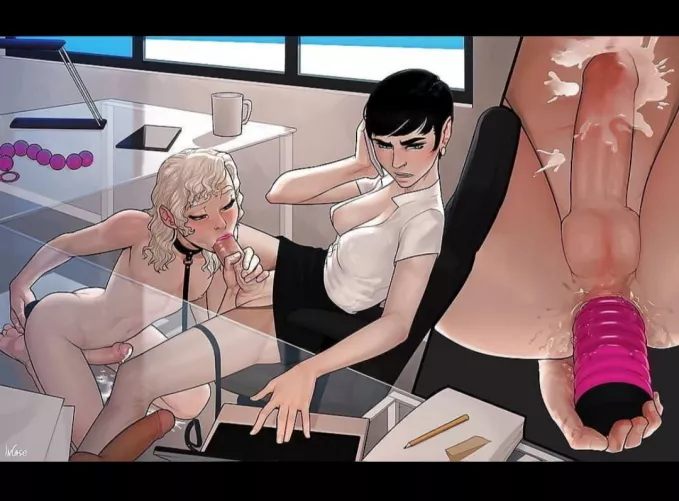 Keeping the boss happy by Fryedaddy69