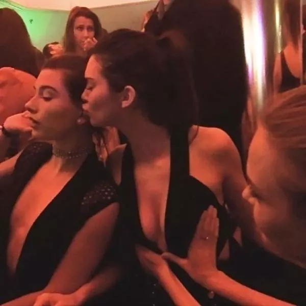 Kendall Jenner groped by Cara Delevingne posted by ajitbikram