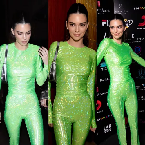 Kendall Jenner’s phat pussy by Upscaled-Enhanced