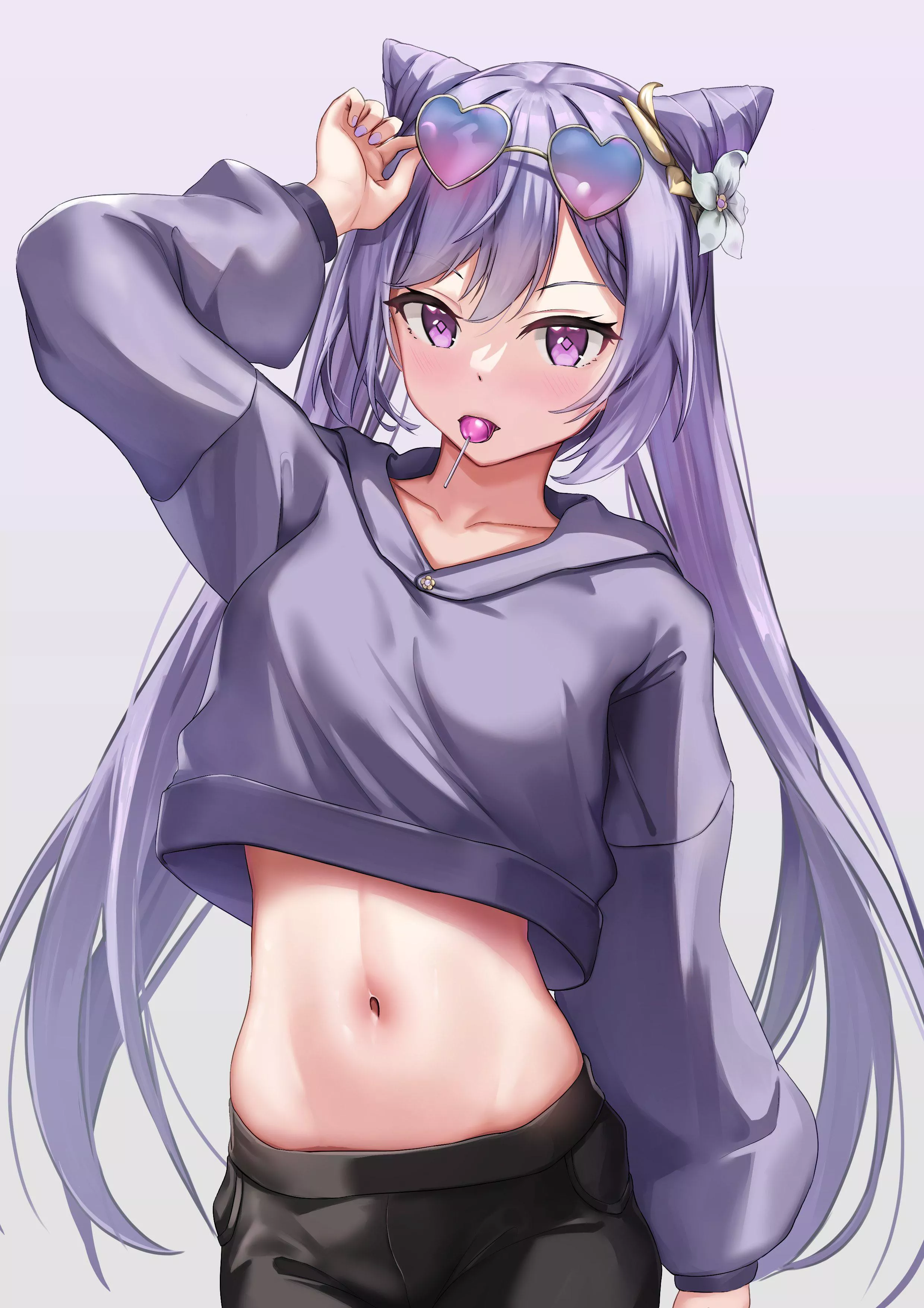 Keqing’s Cute Tummy [Genshin Impact] posted by Lewdeology