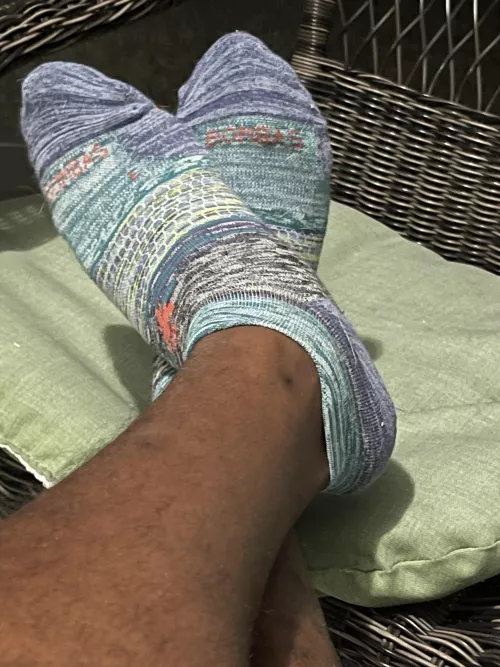 Kicking my feet up after a nice late night run! by Beefy_stud33