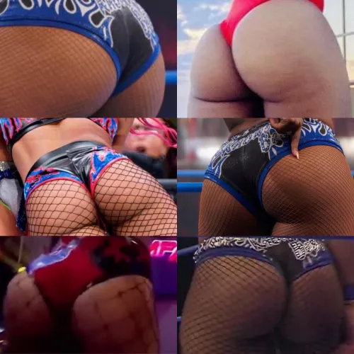 Kiera Hogan fat ass collage by mistersimple101