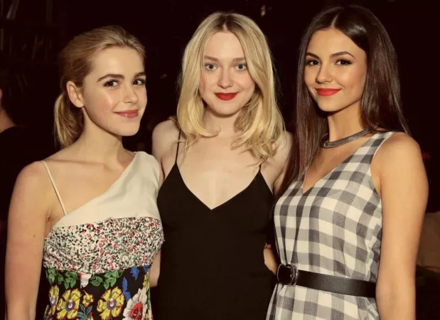 Kiernan Shipka, Dakota Fanning, Victoria Justice by wingedarcticfox