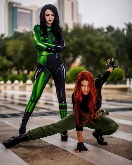 Kim Possible and Shego by Seattlesbeauty and Bethany Joy by RonyTobinson