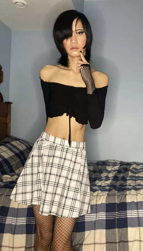 Kind shy, first time posting to this sub... I will say tho, there’s not much better than a pleated plaid skirt 🥰 by MilotiARc_Reborn
