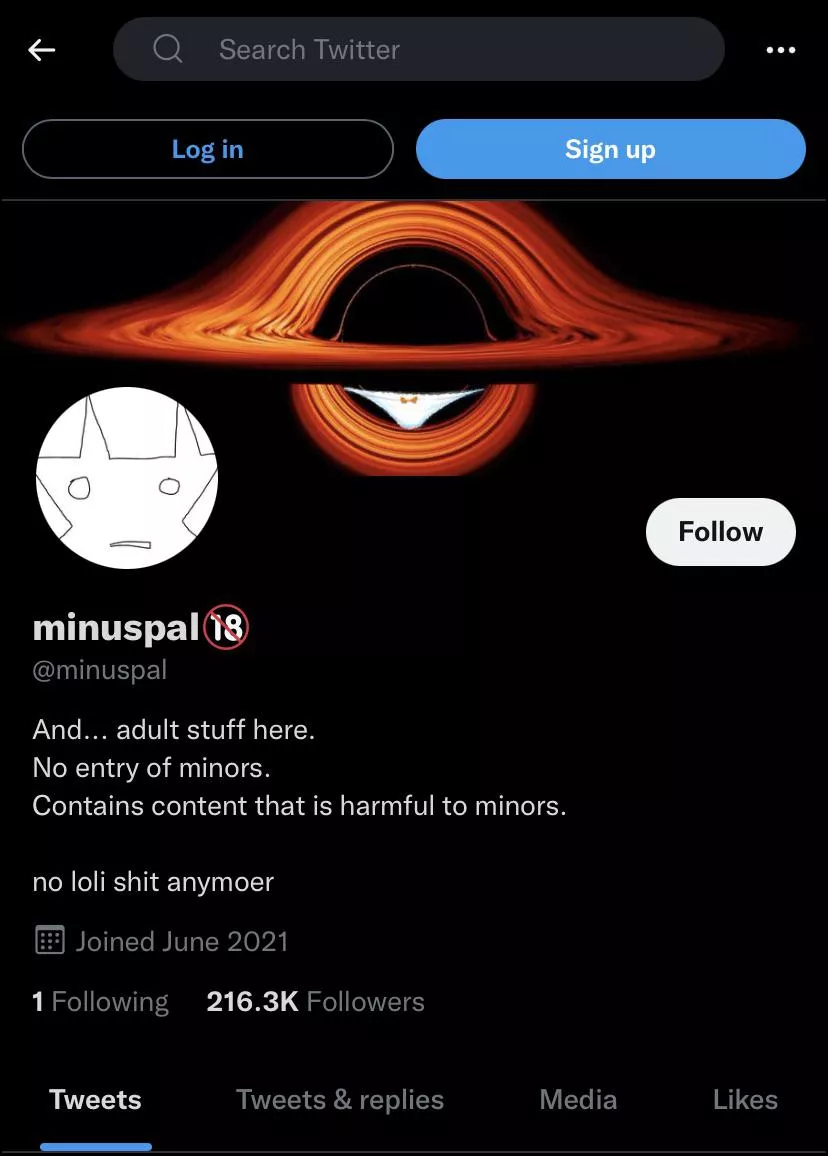 Kinda curious as to who that ONE person Minus8 is following… posted by Primary-Locksmith-27