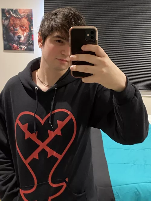 Kingdom hearts hoodie. Comfy lol. Hope everyone’s having a Covid free week! by Here4Fun444