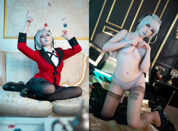 Kirari from Kakegurui cosplay ON/OFF by Kerocchi by kerocchi