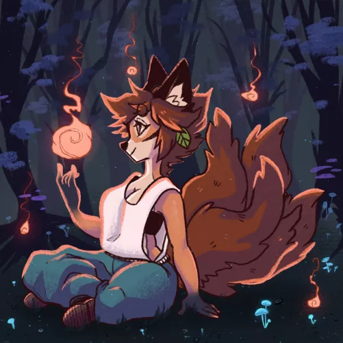 Kitsunebi By LeafyAkiko (Me) by LeafyAkiko