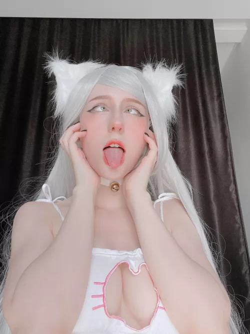 Kitty ahegao [OC] by Tulpina