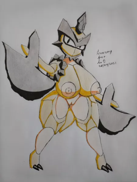 Kleavor (luxury furart) by Arceus_IRL