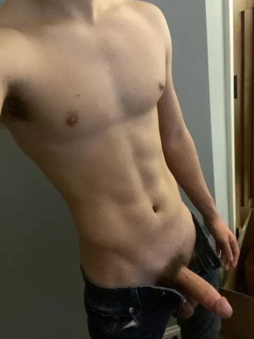 Kneel down, You can feel my balls on your chin by NobagCox06