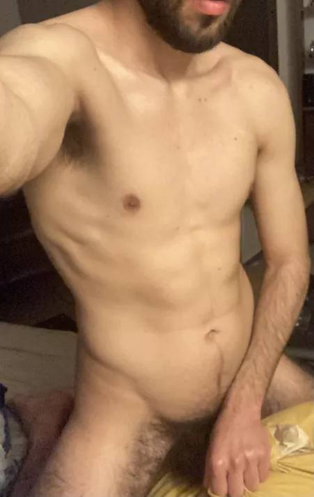 Kneeling in Bed by MyWildAccount2