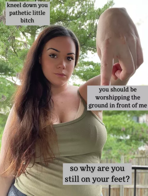 knees, now. by mrshumiliation