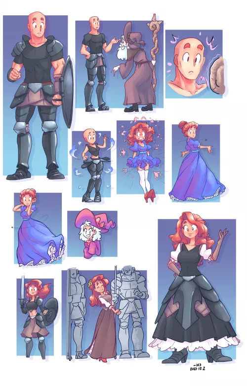 Knight n Wizard by Tran4of3 (MTF/TG) by not4myprimary