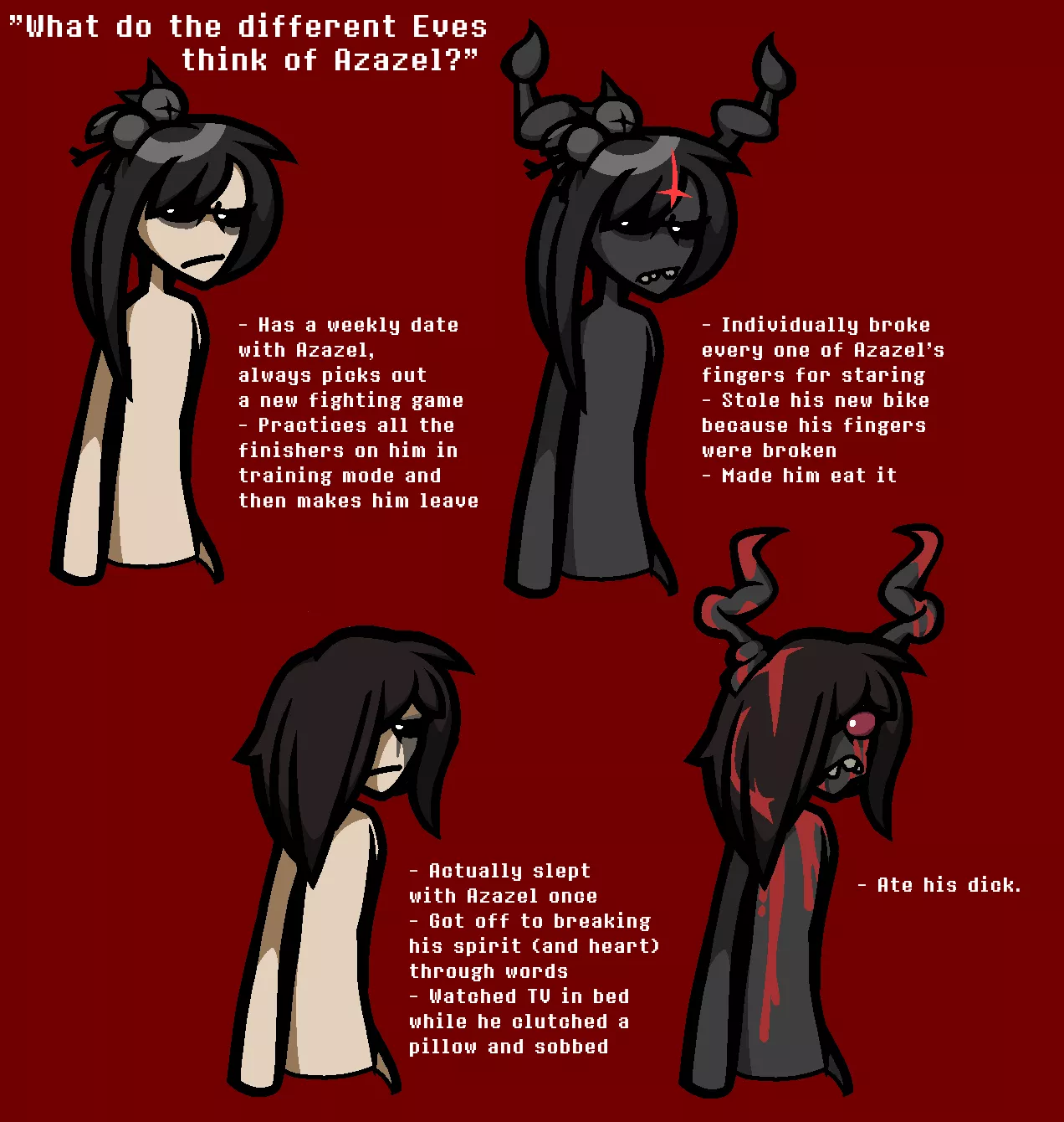 Know your Eves x Azazel posted by w_i_d_0084