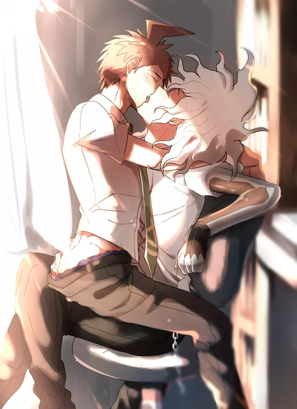 Komahina kiss (Danganronpa) posted by AlbertMendez442