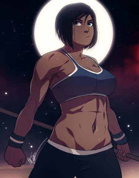 Korra Night Workout (ExMile) [Legend of Korra] by elee0228