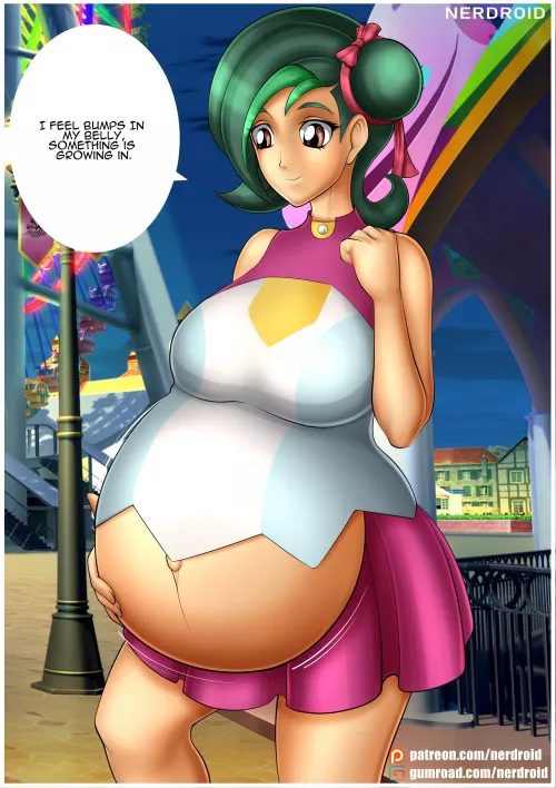 Kotori Mizuki or Tori Meadows pregnant - Yu-Gi-Oh! ZEXAL - Art by me(NerDroid) by Ner-Droid