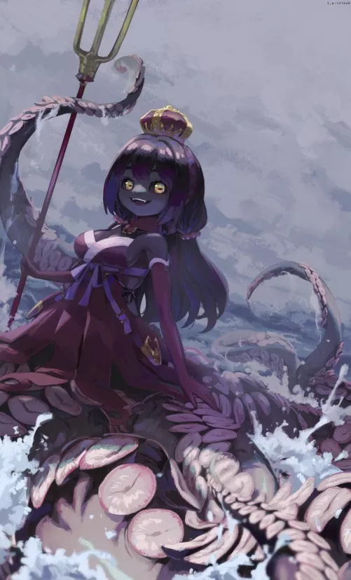 Kraken girl by N_sujeto_aburrido