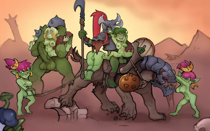 Kruleboys gathering Gloomspite Gitz (markydaysaid) [Warhammer: Age of Sigmar] by EnigmusPrime