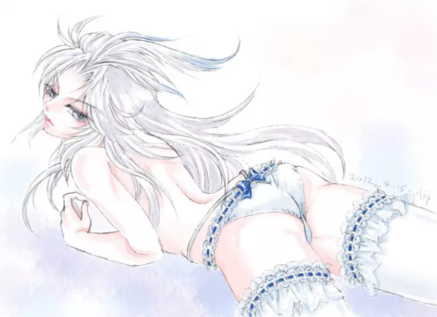 Kuja from Final Fantasy IX... In LINGERIE! :D :3 by lunamoonvenus