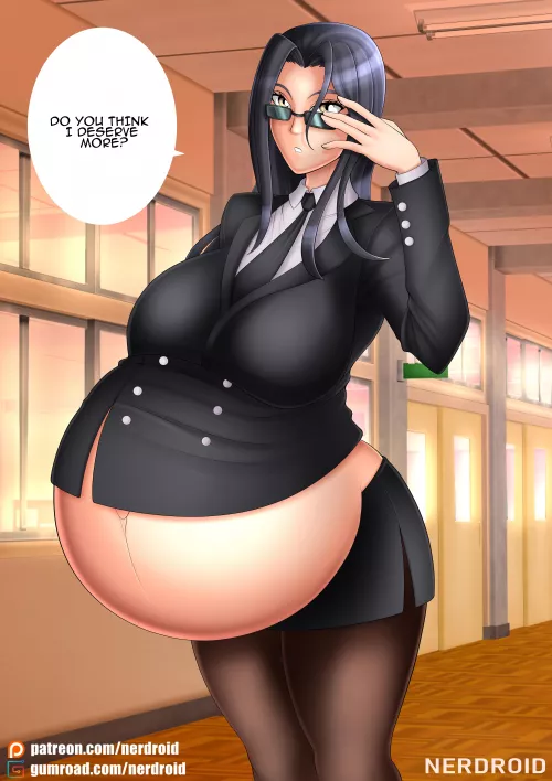 Kuroko Smith pregnant - Monster Musume - Art by me(NerDroid) by Ner-Droid
