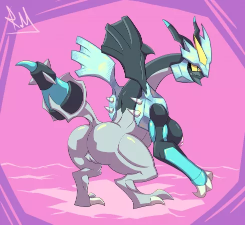 Kyurem-B Ass (by me, @rollindesu on twitter) by NumbeRED39