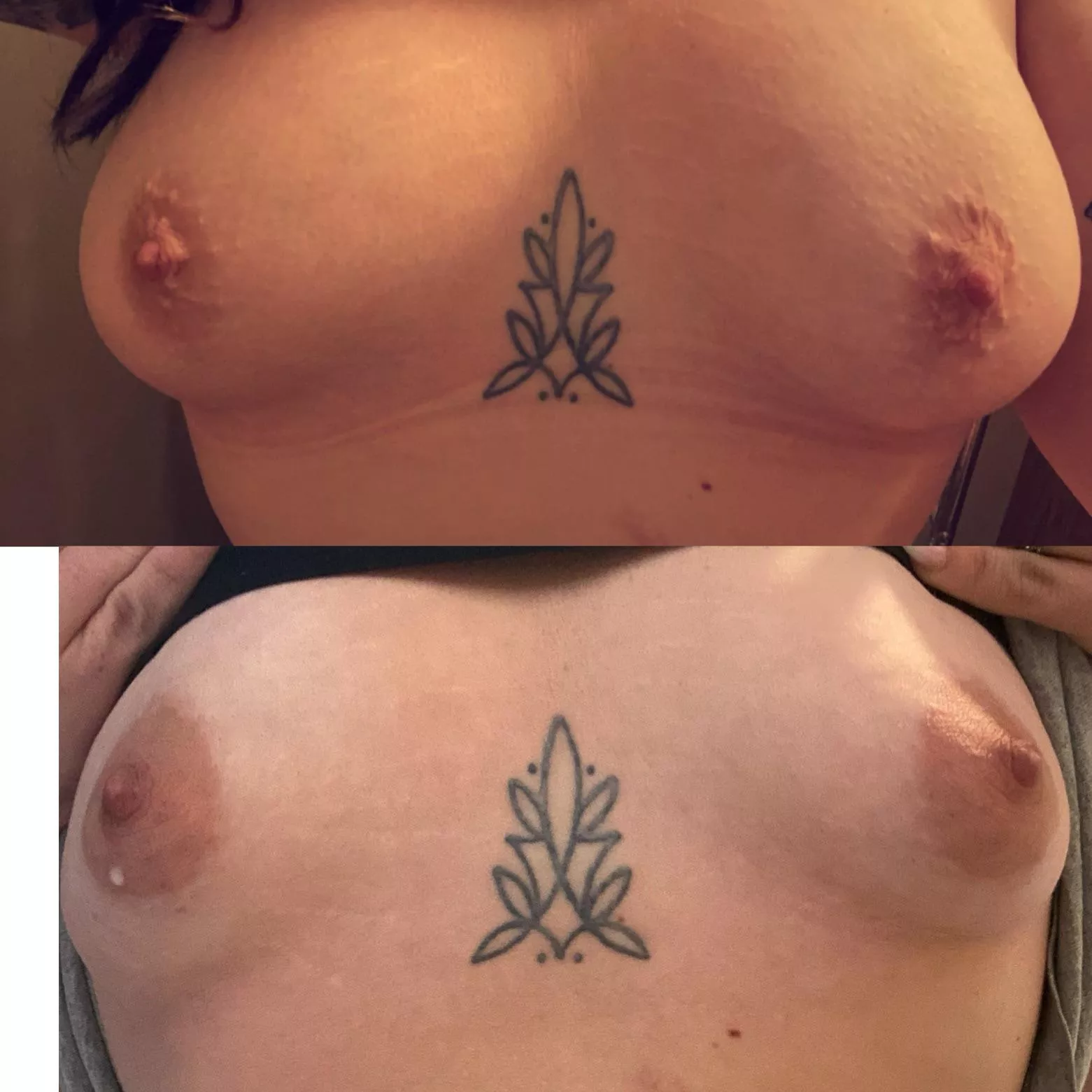 lactating changed my cute small nips/areolas into big milky ones… posted by Specialist-Chair8871