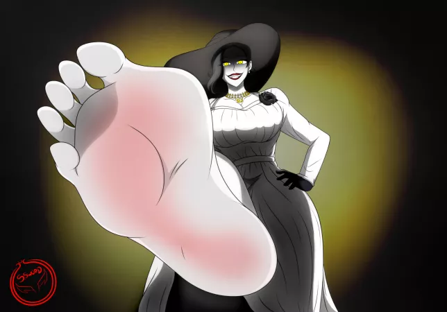 lady dimitrescu form resident evil 8. Art by SenkenSword. by Banime2019