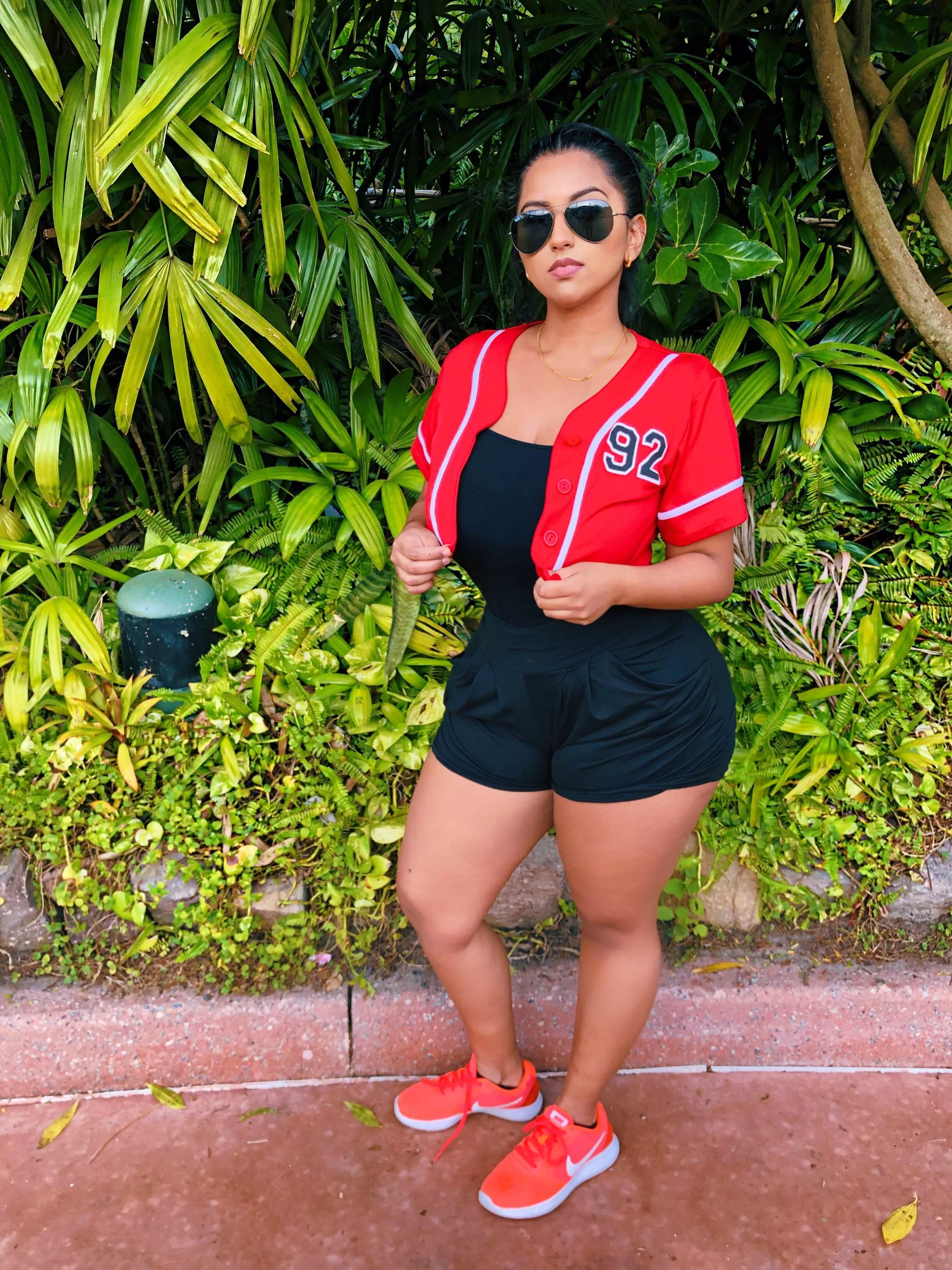 Lady in red posted by justineatsaton