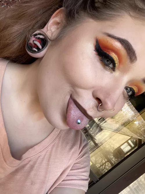 Lady in the streets, freak in the streets. Did my makeup for some running around, how he makes it run for me later though 😜😜😜 by princesspetty669