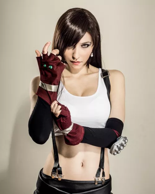 Lady Shizuka as Tifa Lockhart by Ok_Discipline4749