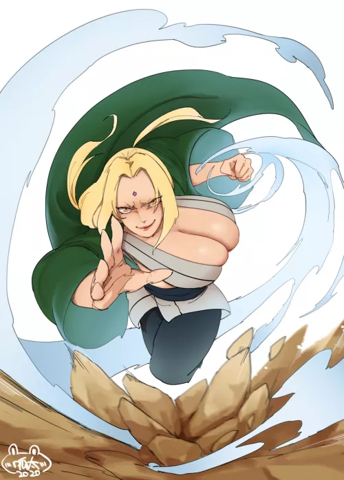 Lady Tsunade Ready To End Someones Existence by lady_tsunade_fan3