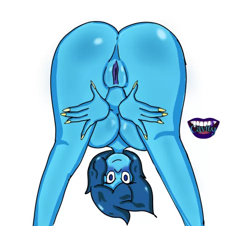 Lapis showing off by clover6669