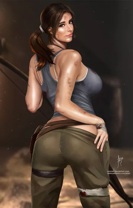 Lara Croft (arionart) by celebsadmirer